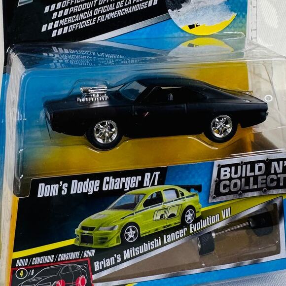 Jada Fast & Furious Doms Dodge Charger R/T Build N' Collect Brian's Mitsubishi - Picture 2 of 4